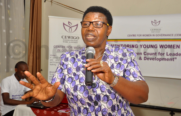 Miria Matembe former Minister for Ethics and Integrity, also outspoken politician of Uganda
