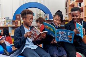 Children reading books