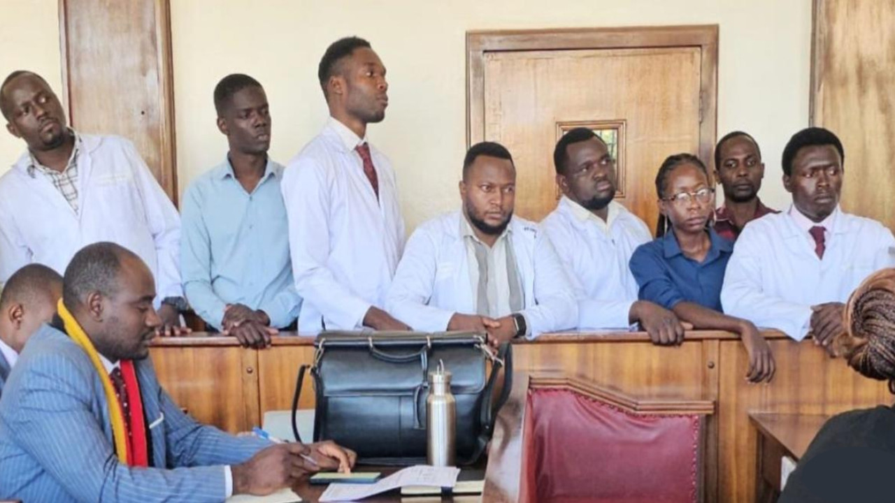Protest to Parliamentary Avenue Lands Eight Medical Interns in Luzira